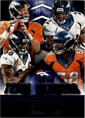 2015 Score Team Leaders Black #25 C.J. Anderson Thomas Peyton Manning Von Miller - Image 1 of 2