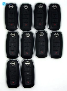 Lote x10 OEM Nissan Llave de entrada sin llave Smartkey Transmisor remoto Usado KR5TXPZ3 - Imagen 1 de 2