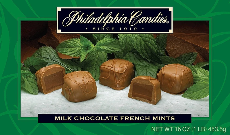 Philadelphia Candies French Mint Meltaway Truffles, Milk Chocolate 1 Pound Gift - Image 1 of 4
