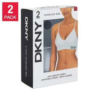 NWT DKNY Women's Seamless All Day Two Pack Adjustable Bra Size Small $50 JJJ15 - Picture 1 of 7