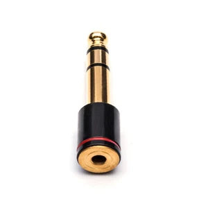 6.35mm 1/4 Male to 3.5mm 1/8 Female Stereo Headphone Adapter Audio Jack Adapt _t - Zdjęcie 1 z 5