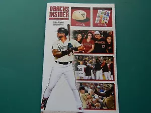 ARIZONA DIAMONDBACKS MLB BASEBALL D-BACKS INSIDER ISSUE #6 29 PAGES PROGRAM NEW - Picture 1 of 5