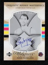 2006-07 Upper Deck Exquisite Collection 1/1 Jorge Garbajosa #B-77 Rookie Auto RC