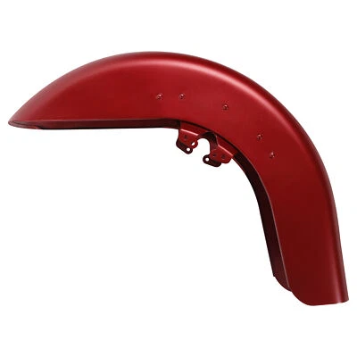Front Fender Fit For Harley Touring Road Glide FLTR 2014-2023 Wicked Red Denim - Image 1 of 4