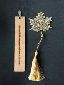 Two bookmarks handmade book mark metal book sign spiritual Hamsa hand tassels - Bild 1 von 9