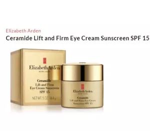 Protector solar para ojos Elizabeth Arden lift and firme FPS 15 0,5 oz, NUEVO, SELLADO - Imagen 1 de 4