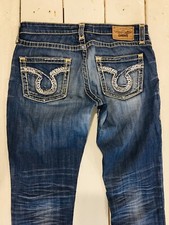 BIG STAR Jenae Womens Blue Denim Stretch skinny jeans Size 32 R excellent!