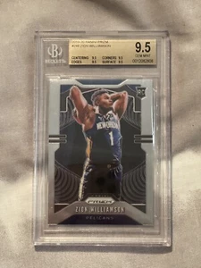 2019-20 Panini Prizm #248 Zion Williamson Pelicans RC Rookie BGS 9.5 GEM MINT - Picture 1 of 2