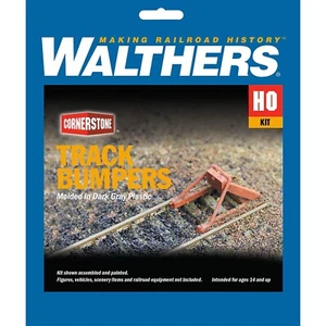 Walthers Cornerstone HO Gleis Stoßstangen Kit-Paket mit 12 - Bild 1 von 4