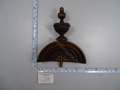 ORIGINAL WOODEN TOP ORNAMENT SUITABLE WITH GERMAN JUNGHANS MANTEL CLOCKS - Image 1 of 4