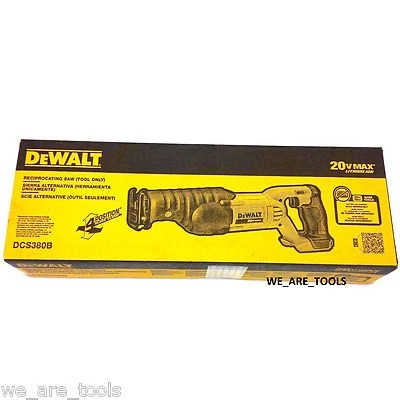 Boxed Dewalt DCS380B 20V Cordless Battery Reciprocating Saw 20 volt - Image 1 of 4