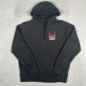 Rally Hoodie Mens Medium Black Michael Jordan Basketball Heavy Fleece RC Patch - Picture 1 of 10
