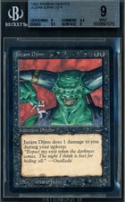 MTG Arabian Nights JUZAM DJINN | BGS 9 Beckett Graded Magic | Mint Quad ++