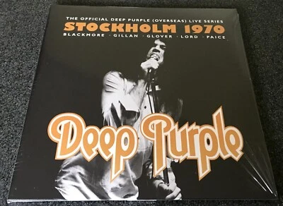 DEEP PURPLE-LIVE STOCKHOLM 1970-UK/EU 2014 3xLP VINYL-IAN GILLIAN-NEW & SEALED - Image 1 of 3