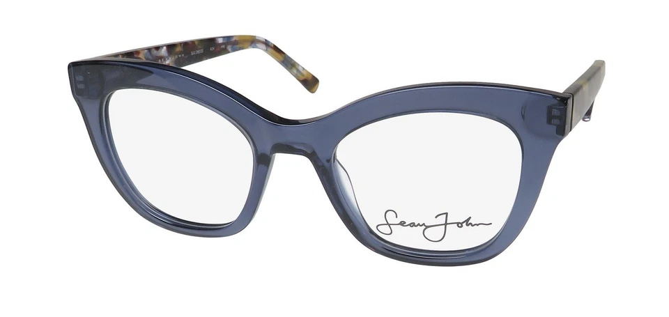 SEAN JOHN 6033 CAT EYE EYEGLASS FRAME/GLASSES HEAVY RIM LOOK LATEST COLLECTION - Image 1 of 1