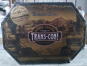 Centennial Edition Lionel Trains presents Trans- Con! Tin Complete - Picture 1 of 2