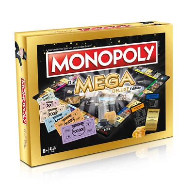 Monopoly - Mega Deluxe Board Game Party Game Deluxe Edition Megaedition - Image 1 of 4