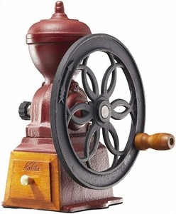 Kalita Coffee Mill Hand Vertical Grinding Classic Design Hand-ground red N 42137