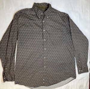 Trader Bay Mens Medium Long Sleeve Lightweight Button Front Shirt Adult Vintage - Picture 1 of 10