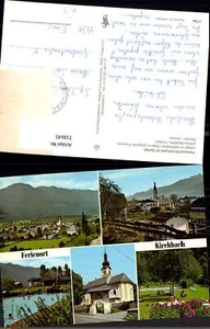 718645 Mehrbild AK Kirchbach im Gailtal Kirche Schwimmbad Dorfpartie - Picture 1 of 1