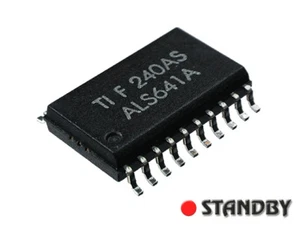 2pcs 74ALS641 SOIC20 TEXAS SN74ALS641A Octal Bus Transceiver with Open-Collector - Bild 1 von 1