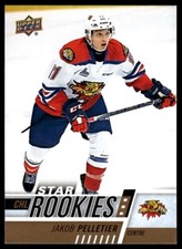 2017-18 Upper Deck CHL Jakob Pelletier Rookie Moncton Wildcats #354 R71