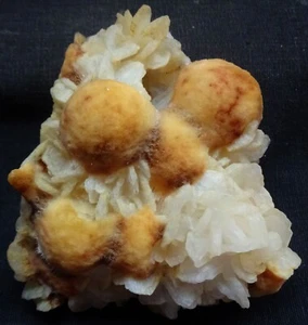 STUNNING THUMSOLITE BALLS W/ STILBITE BLEDS MINERALS SPECIMENS - Picture 1 of 4