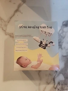 Baby Plush Spiral Hanging Toys for Stroller Crib Bar Bassinet Car Seat Mobile - Picture 1 of 12