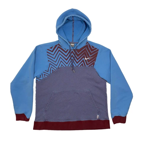 Nike Kobe Bryant KB24 Hoodie Sweatshirt Black Mamba Mens Size L Large Blue Red Cover