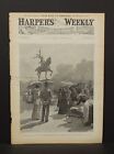 Pg de couverture hebdomadaire Harper's à la statue de Jeanne d'Arc Fairmount Park 1891 A9#09