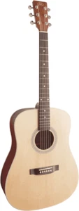 GUITARE ACOUSTIQUE DREADNOUGHT 4/4 NATUREL SX SD204 - Picture 1 of 3