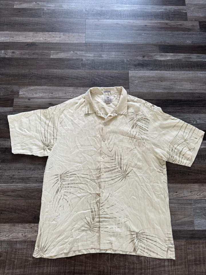 Luau Finest Silk Edición Limitada Hawaiano Abotonado Para Hombre Talla XL Foto 1 de 4