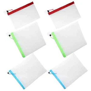 6x Reusable Mesh Produce Bags – Washable Grocery Storage for Fruit & Veg - Picture 1 of 8
