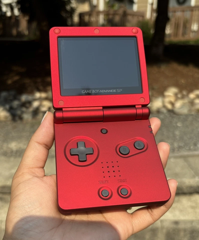 GBA SP Gameboy Advance SP Handmade Gamer’s Gaming Console IPS V2/V5 & USB C Mod - Image 1 of 4