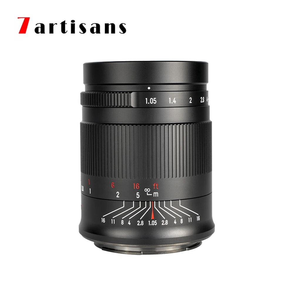 7artisans 50mm F1.05 Full Fame Lens for Sony E A7C A72 A73 A7II A7III A7R3 A7S - Image 1 of 4