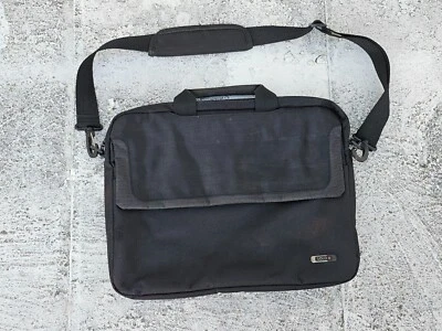 Solo New York Hombres Bolso para Laptop Negro Poliéster Bolsa de Viaje Bolsillo Exterior 16X12 pulgadas Foto 1 de 4