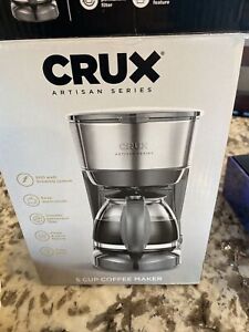 CRUX Artisan Series 5-Cup Coffee Maker NO Crafe*** Only coffee maker