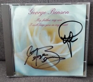 George Benson , Signed Autograph, at Harrods Inlay Card ( Proof ) Cd Included - Picture 1 of 6