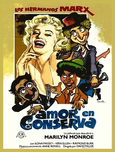 Decor Poster.Interior wall.Home room design.Marilyn Spanish movie.Comedy.11521 - Picture 1 of 1