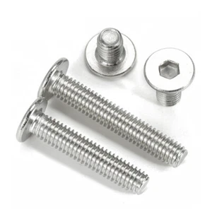 Tornillos de cabeza plana de oblea ultra delgada M4 perno llave Allen acero inoxidable - Imagen 1 de 31