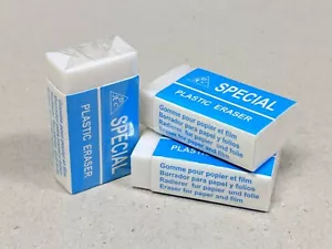 3 x DAC Special Plastic Eraser for Paper and Film ES-200-30 - Picture 1 of 3