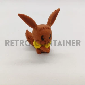 POKEMON Vintage Rubber Mini Figure Toy Knock-Off China - Eevee - Imagen 1 de 1