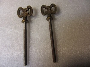 Antique Victorian Ornate Brass & Steel Cheval Mirror Mount Set Bolts / Screws - Imagen 1 de 7