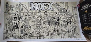 NOFX LONG LINE OG SERIGRAFÍA ARTE SÓNICO ORIGINALES SITIOS DAN - Imagen 1 de 1