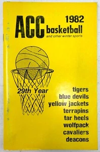 1981-1982 Atlantic Coast Conference ACC Men's Basketball Media Press Guide 81-82 - Picture 1 of 3