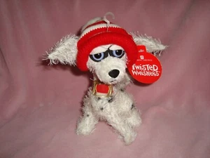 American Greetings Twisted Whiskers Dalmatian Dog wearing hat Plush 8" Tall - Imagen 1 de 5