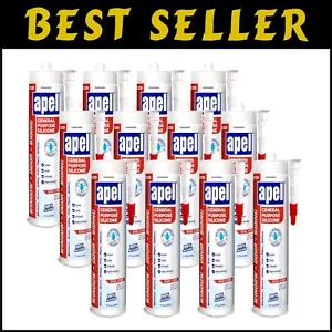 Flexible 100% Silicone Waterproof Sealant - 12 x 7.7 fl. oz for Ultimate Sealing - Picture 1 of 10