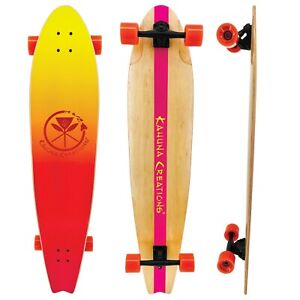 Kahuna Creations Pohaku Sunset 46” Longboard Skateboard Fishtail Cruiser