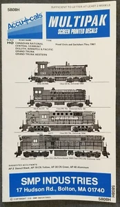 Accu-Cals 5808H Decals CANADIAN NATIONAL Central Vermont DW&P GRAND TRUNK GTW - Picture 1 of 12