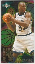 1994-95 FLEER JAM SESSION SLAM DUNK HERO INSERT #7 SHAQUILLE O'NEAL MAGIC MINT